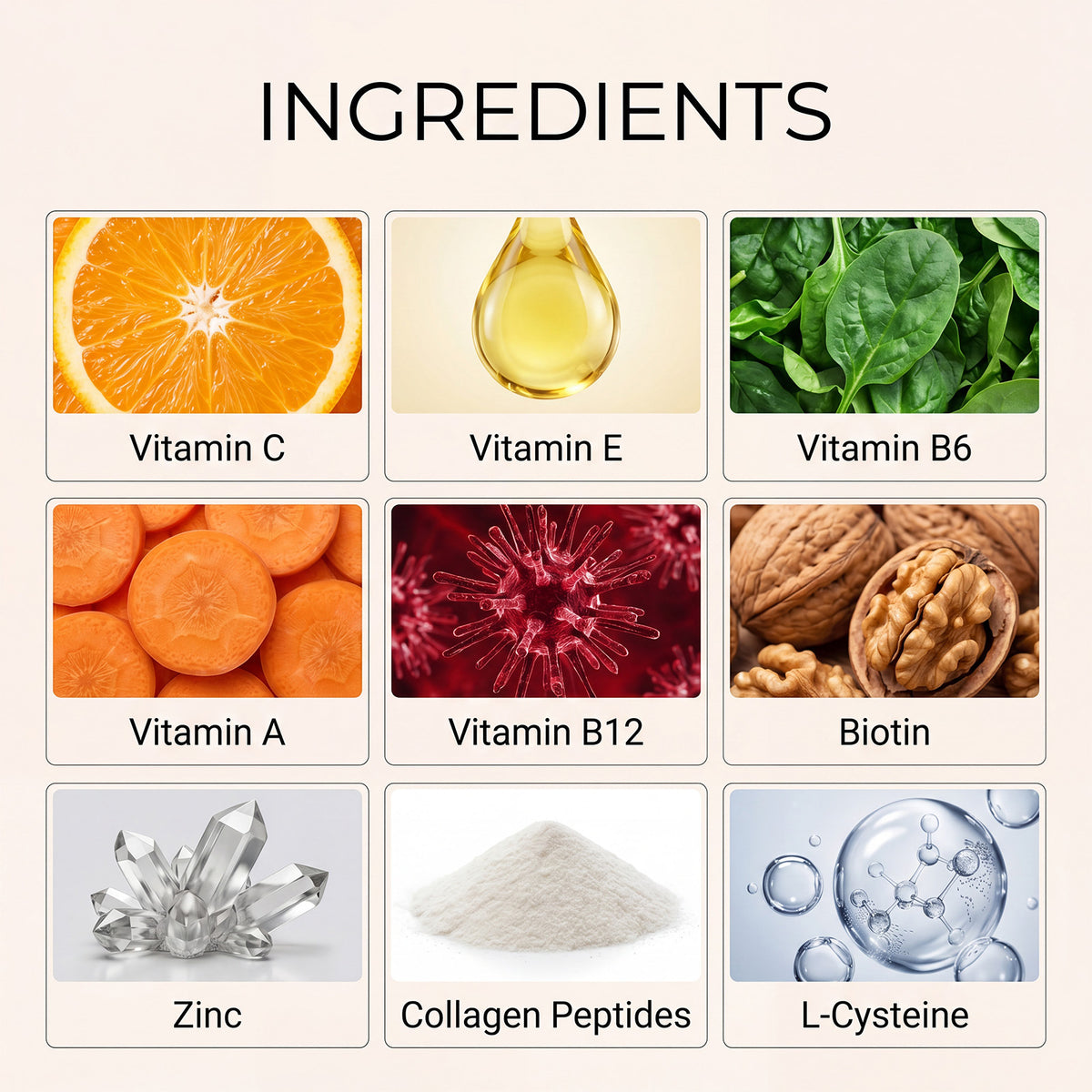 Multivitamin Gummies with Collagen & Zinc – 60 Count
