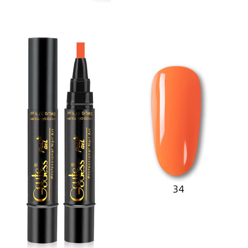 3-in-1 Magnetic Nail Art Pen - Quick-Dry Gel for French & Water Ripple Effects