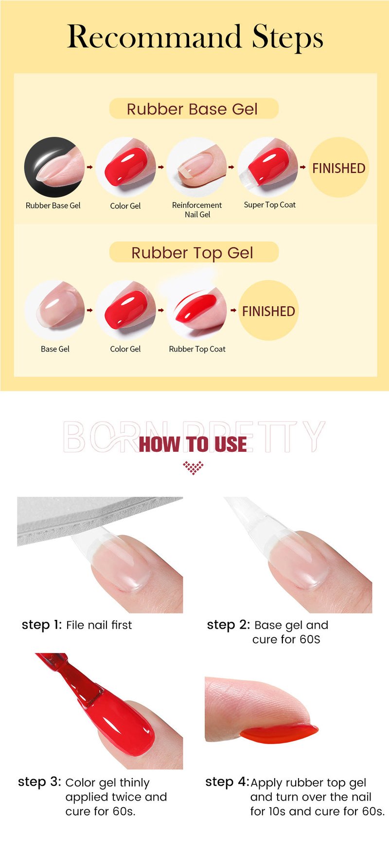Nail Gel Construction Base & Seal Layer - 10ml