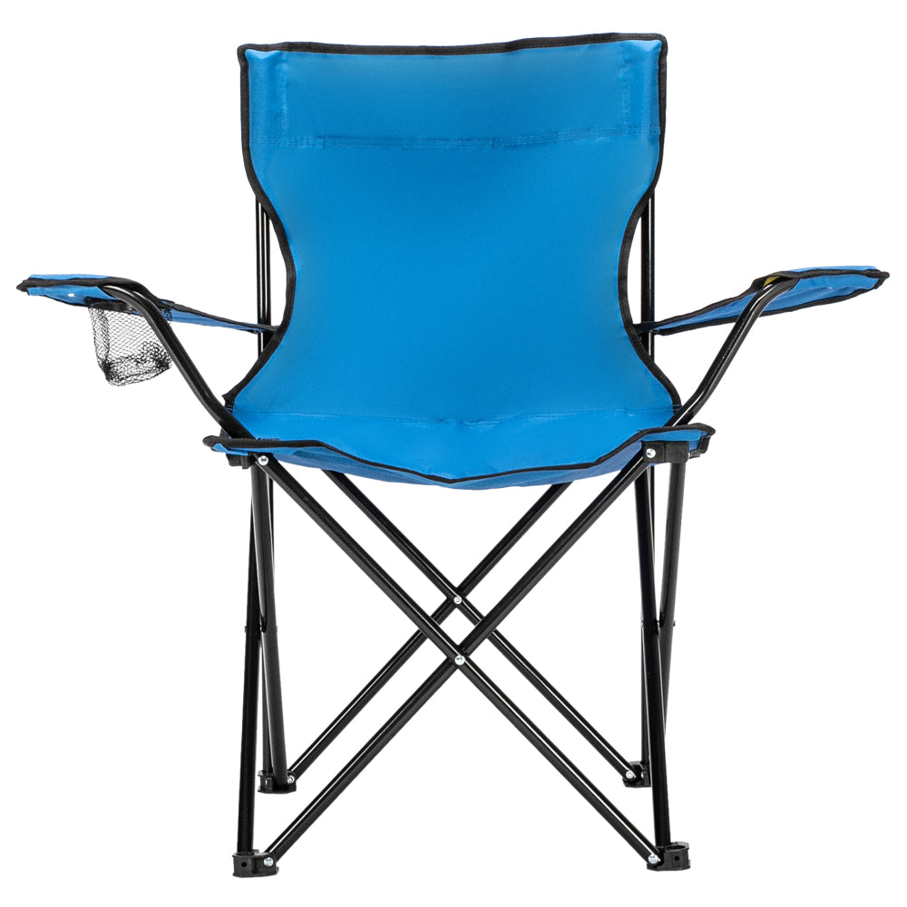 Blue Camping Chair - Foldable & Portable Outdoor Seat