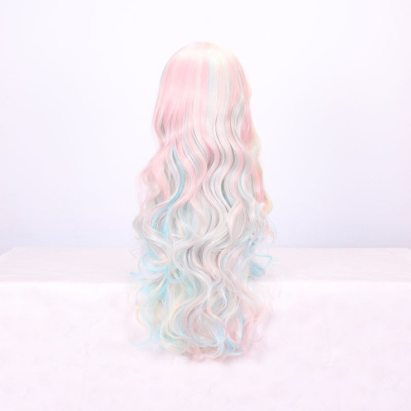 Double Ponytail Curly Long Wig - Synthetic Hair Cosplay