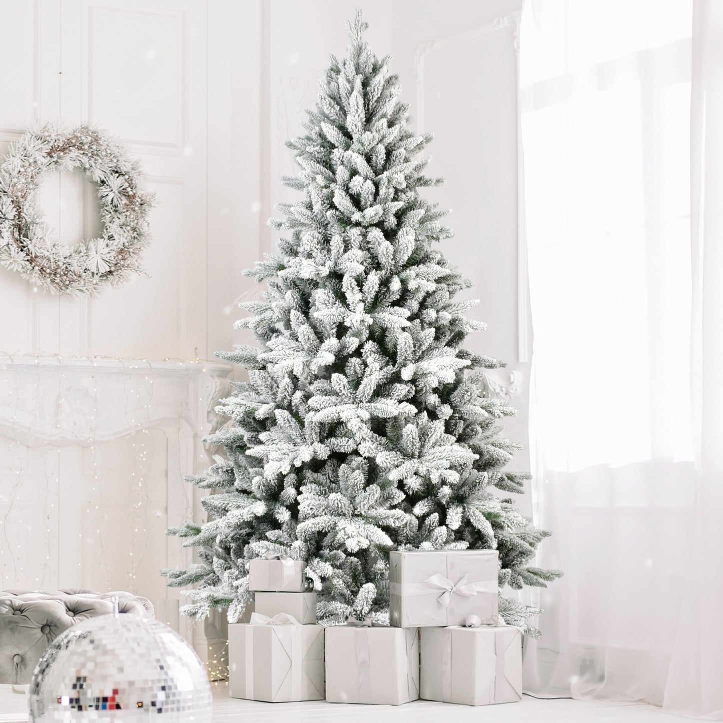 PVC Christmas Tree - Festive Holiday Decoration, Multiple Heights
