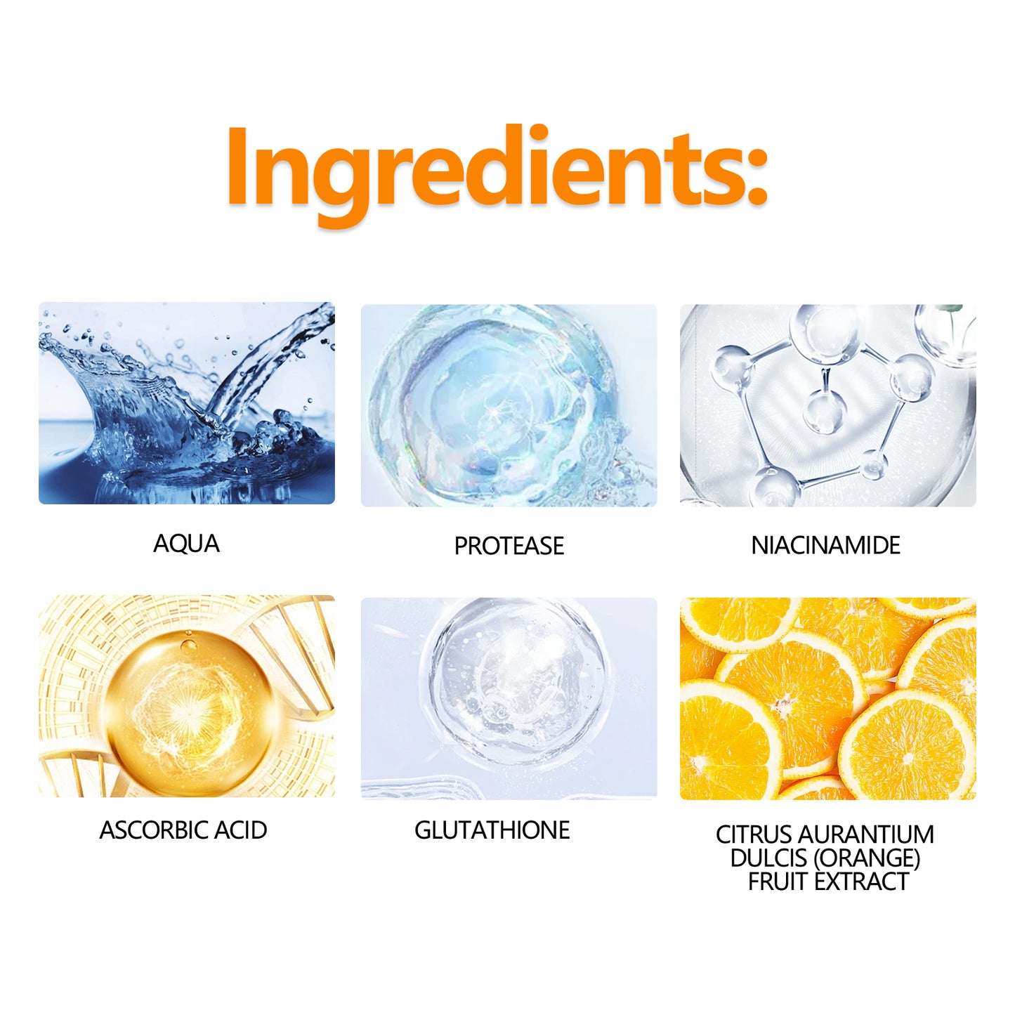 Orange Enzymes Exfoliating Brightening Gel for Deep Pore Cleansing
