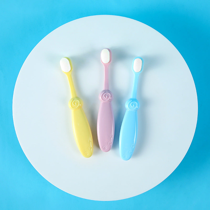 Children's Soft Hair Toothbrush Set - Colorful Gentle Hair Comb for Kids