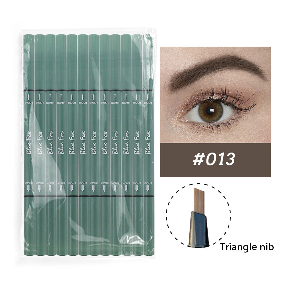 Double-Headed Eyeliner and Eyebrow Pencil Set - Rotatable, Multi-Color