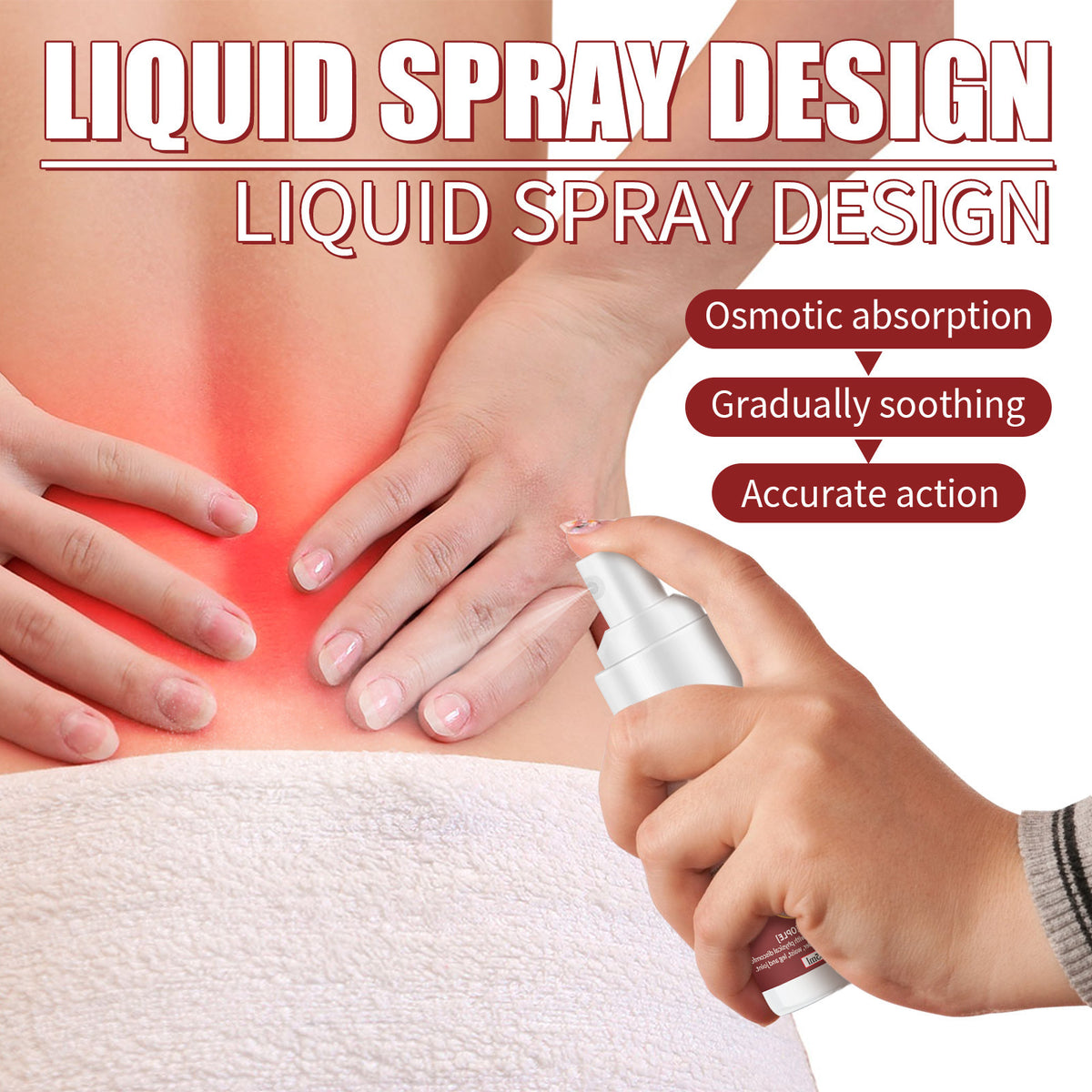 Pain Relief Spray for Lumbar, Knee & Heel Fatigue - 35ml