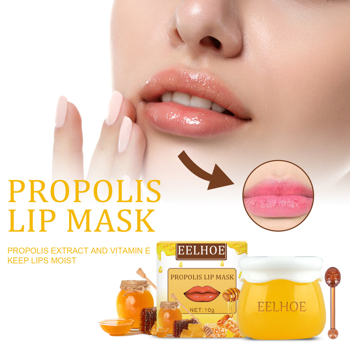 Brightening & Moisturizing Lip Balm with Honey & Yuzu - Repair Formula