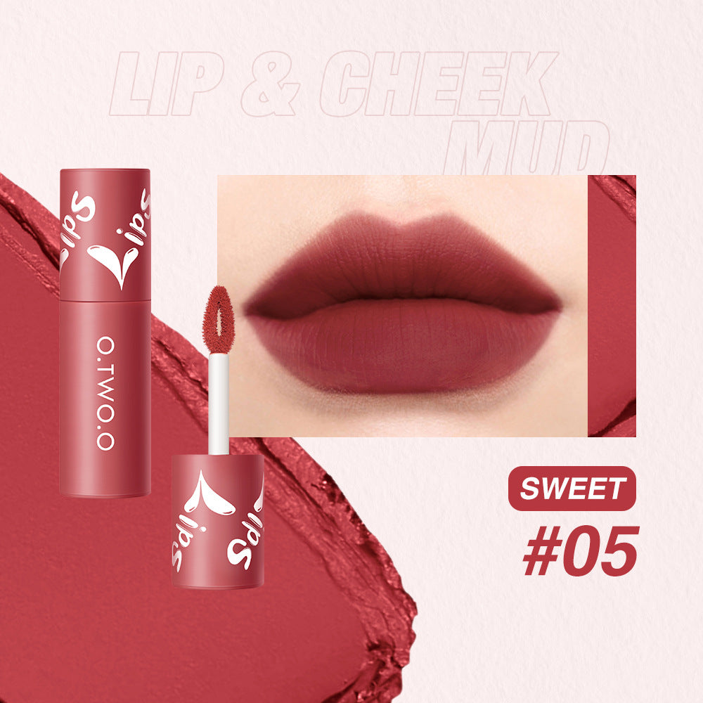 Matte Fog Lip and Cheek Dual-Use Powder Blusher and Lipstick - Air Lip Glaze
