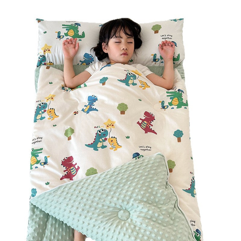 Children's Cotton Sleeping Bag for All Seasons - Anti-Kick Design