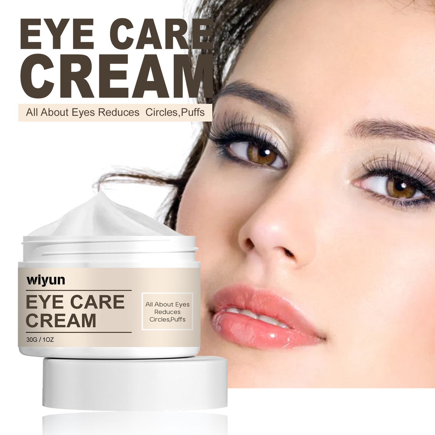 Firming Eye Cream for Dark Circles and Fine Lines - Niacinamide & Collagen