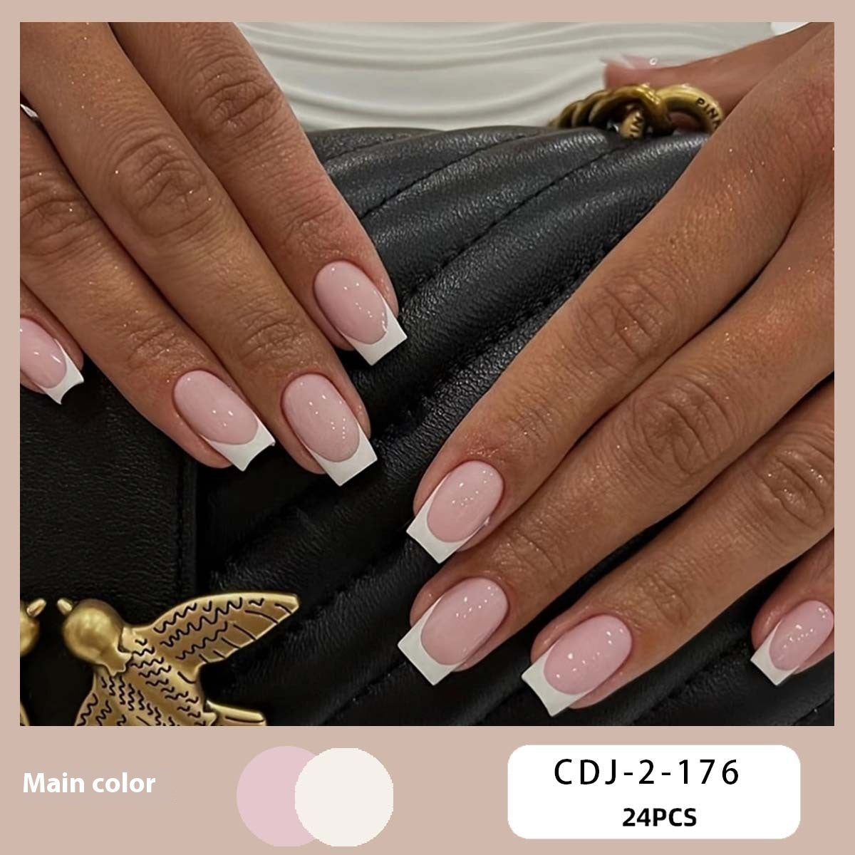 European, American & French Style Fake Nail Patch Set for Nail Art