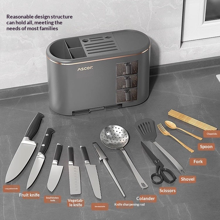 Multifunctional Kitchen Shelf Organizer for Condiments and Utensils