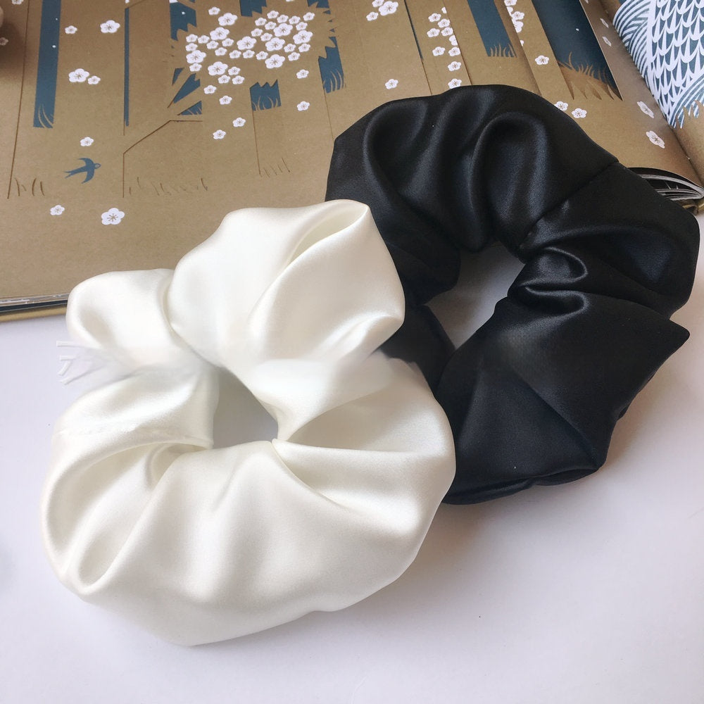 Silk Hair Ties - 100% Mulberry Silk, 6cm Wide