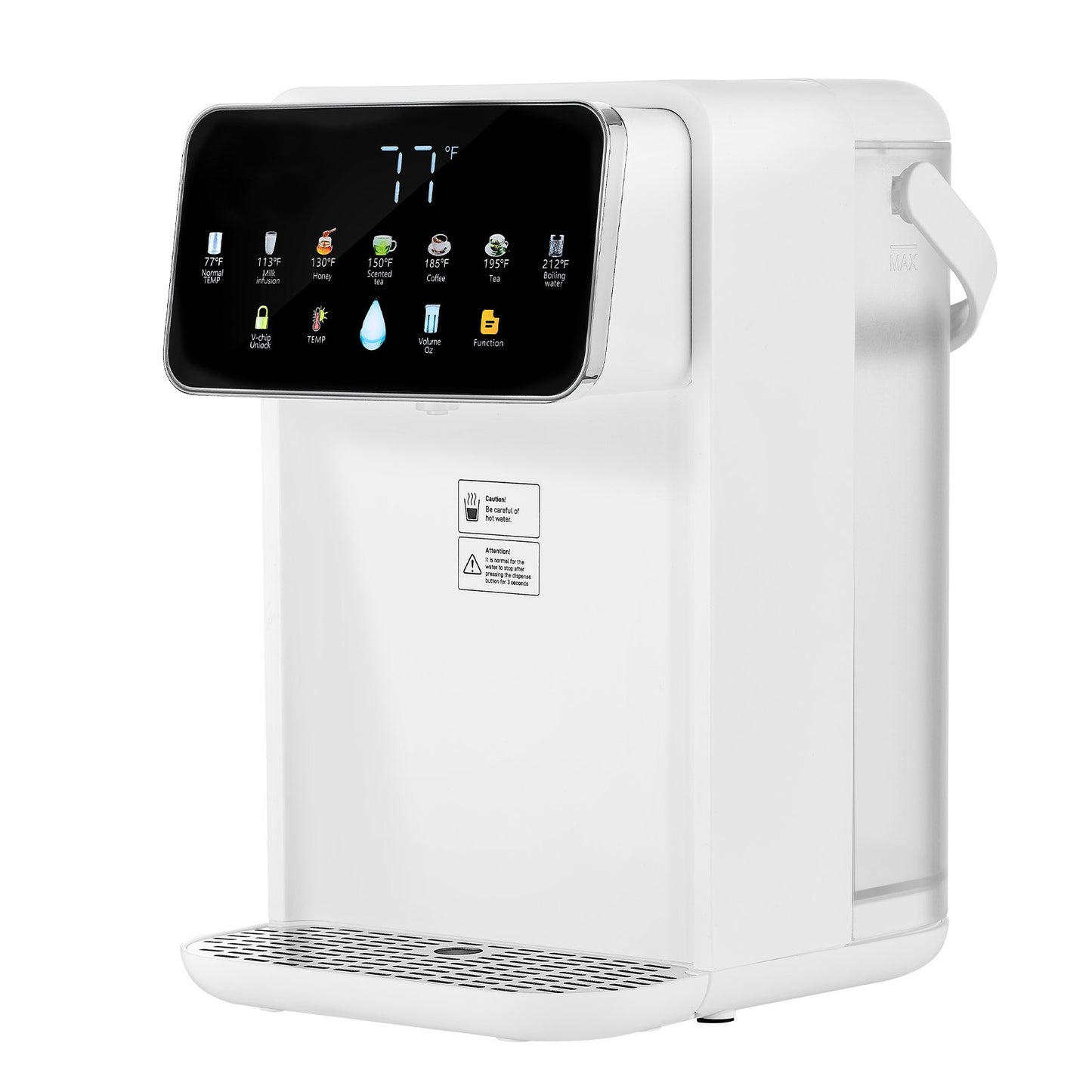 Countertop Hot Water Dispenser with 7 Temperatures & 118oz Tank - White