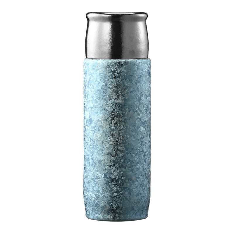 Insulated Titanium Water Bottle with Magnetic Lid - Double Wall, 450ml