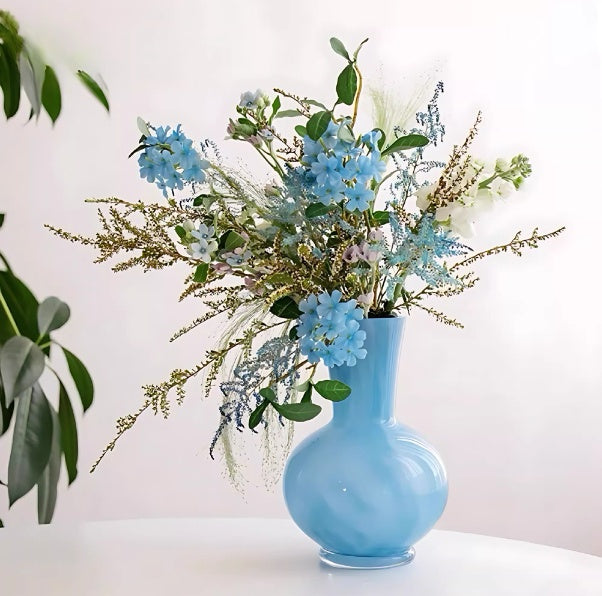 Luxury Stained Glass Vase for Home Decor & Flower Arrangements