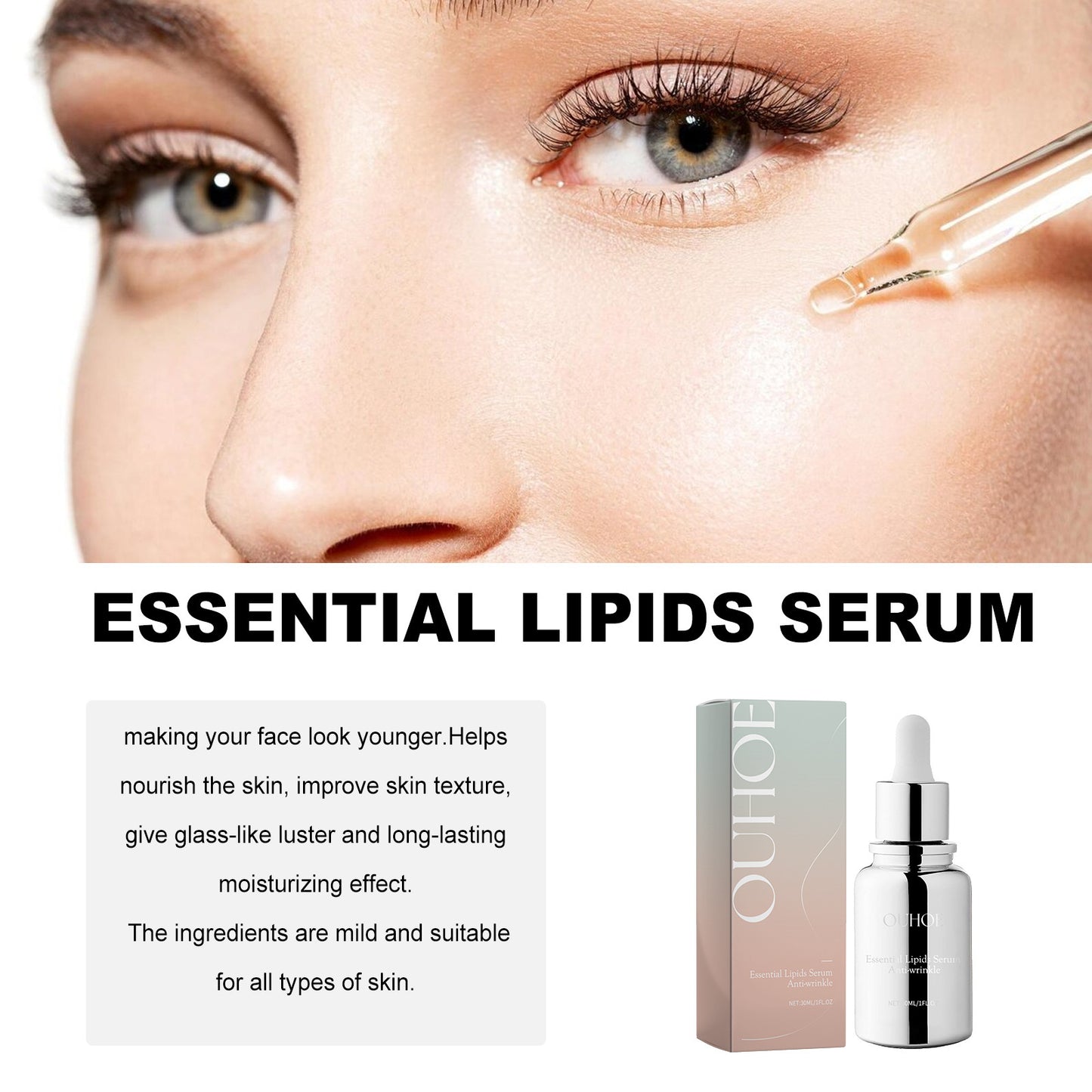 Facial Treatment Oil for Eye Corner Replenishment - 30ml Skin Care Serum