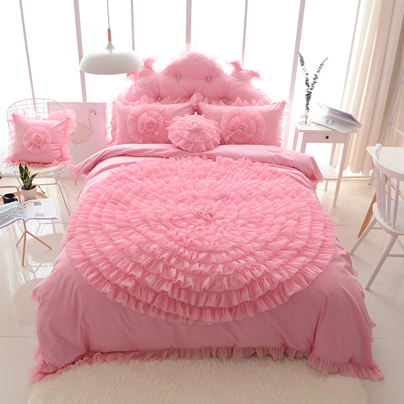 Cotton Princess Wind Bed Skirt - Multiple Sizes & Styles