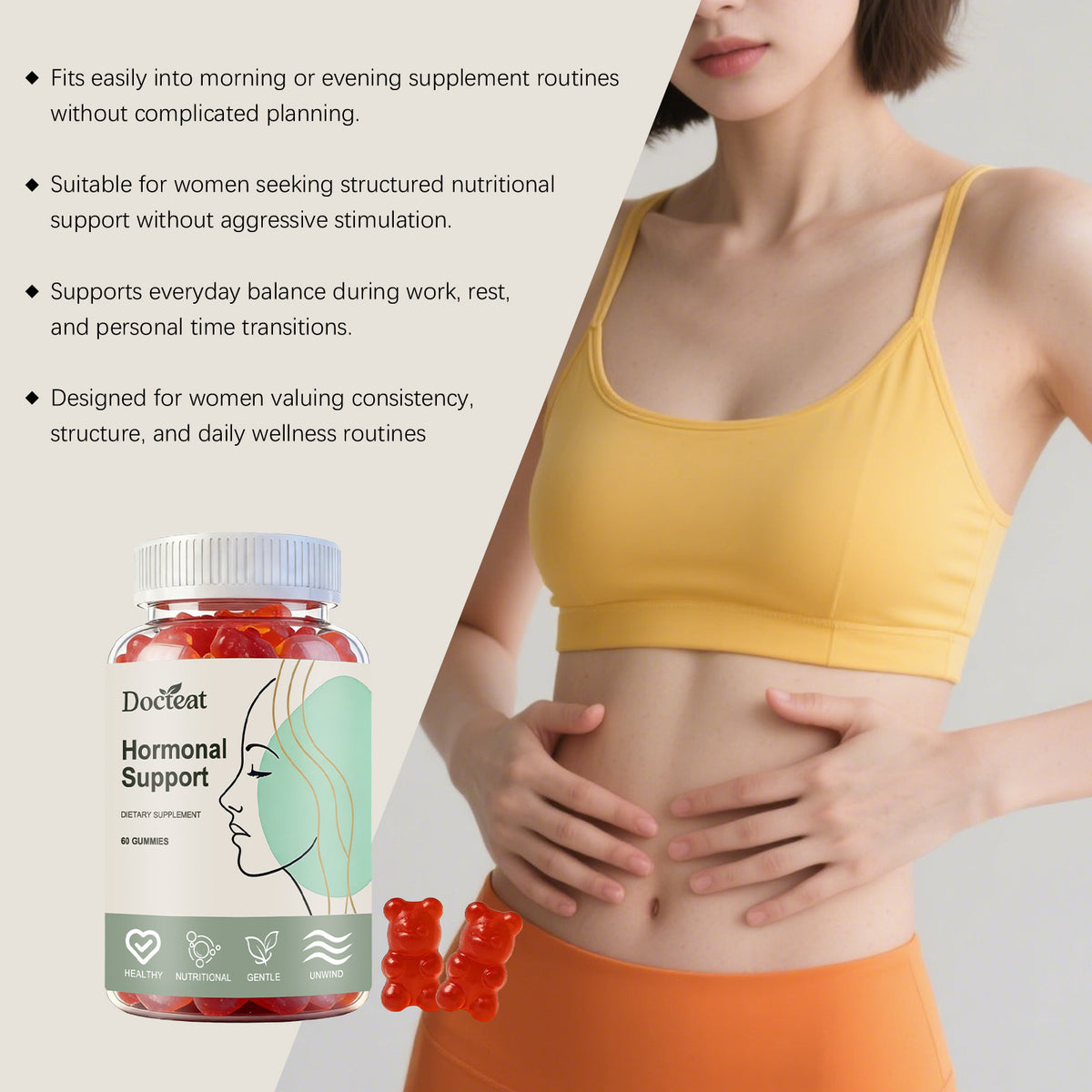 Women's Body Care Gummies - 60 Count