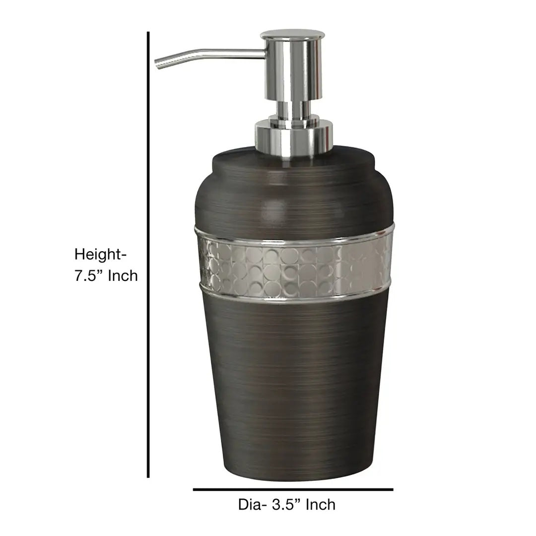 Stainless Steel Liquid Soap Dispenser Pump Bottle Bathroom Vanity &