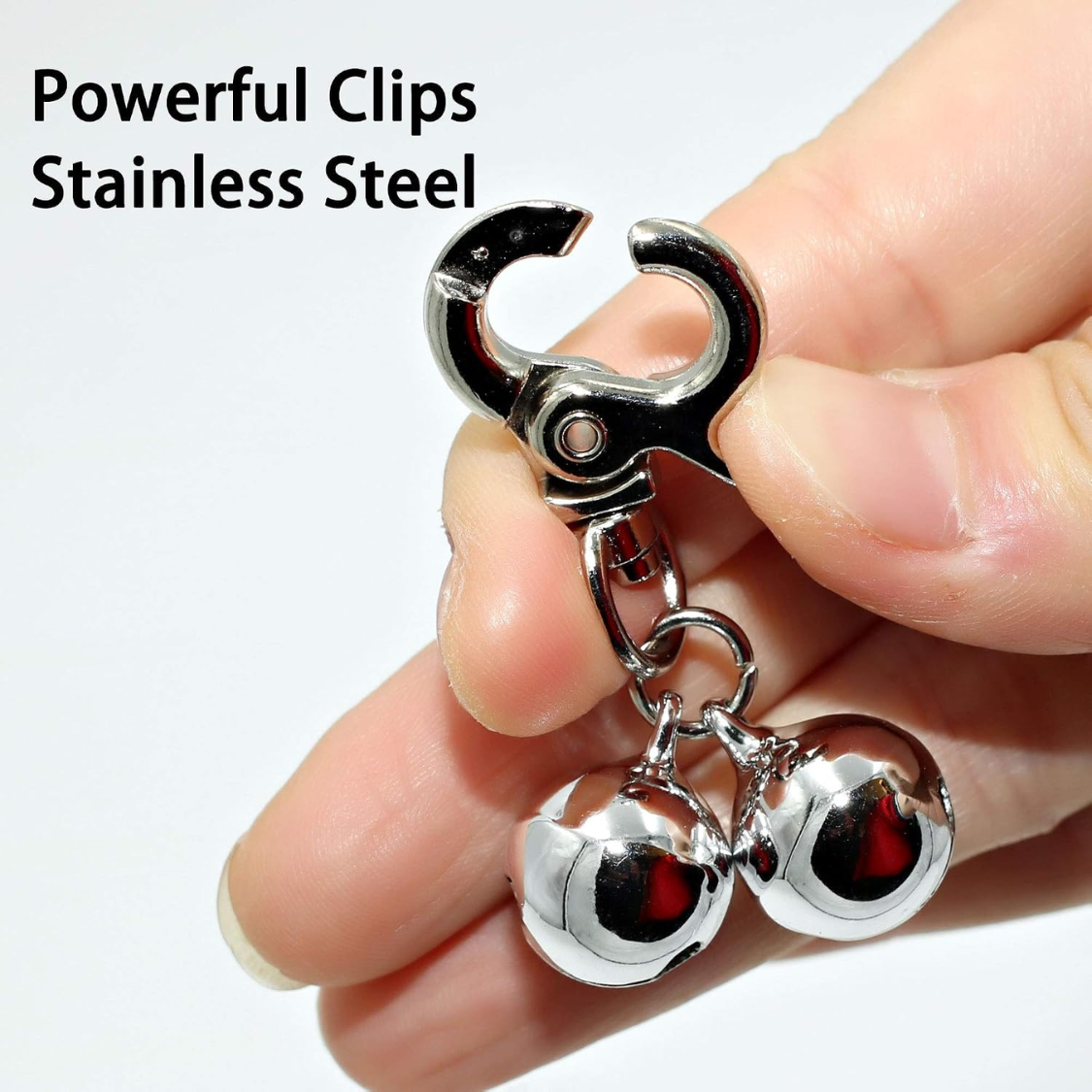 Dog and Cat Collar Bells - Stainless Steel 2-Pack