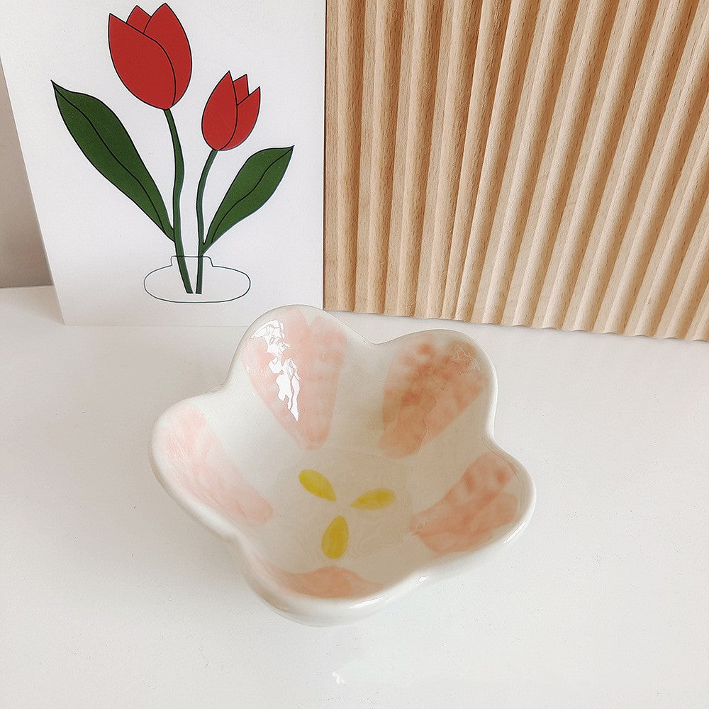Mini Ceramic Dish Set - Japanese Style Assorted Patterns for Kitchen & Dining