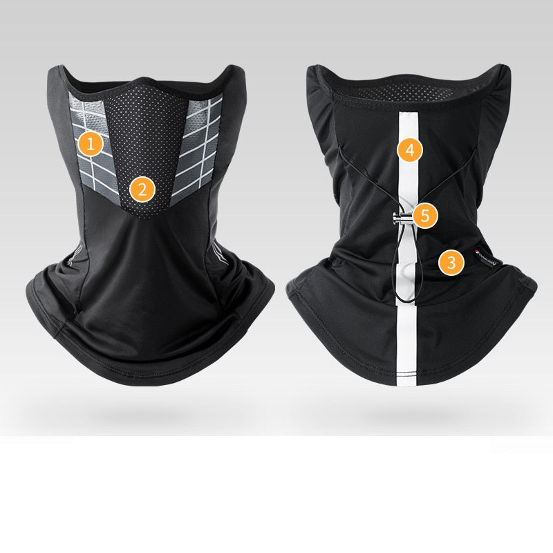 Breathable Outdoor Sunscreen Face Towel - Adjustable Dustproof Face Mask