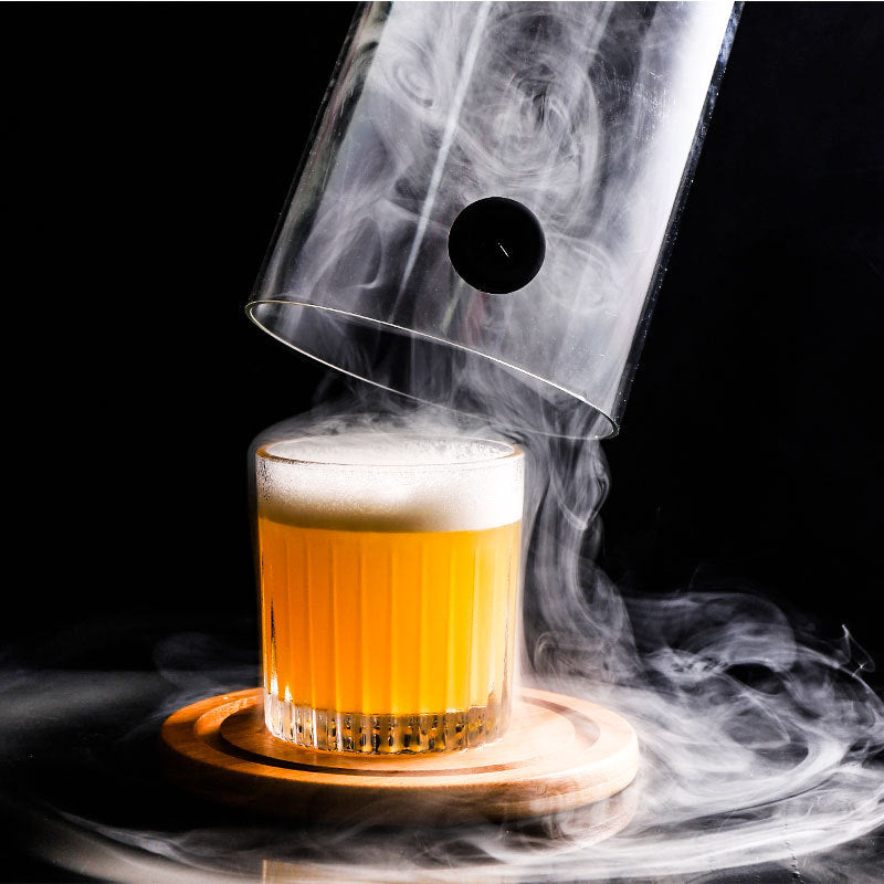 Portable Smoke Cover for Molecular Cocktail Making - Transparent Plastic Dome