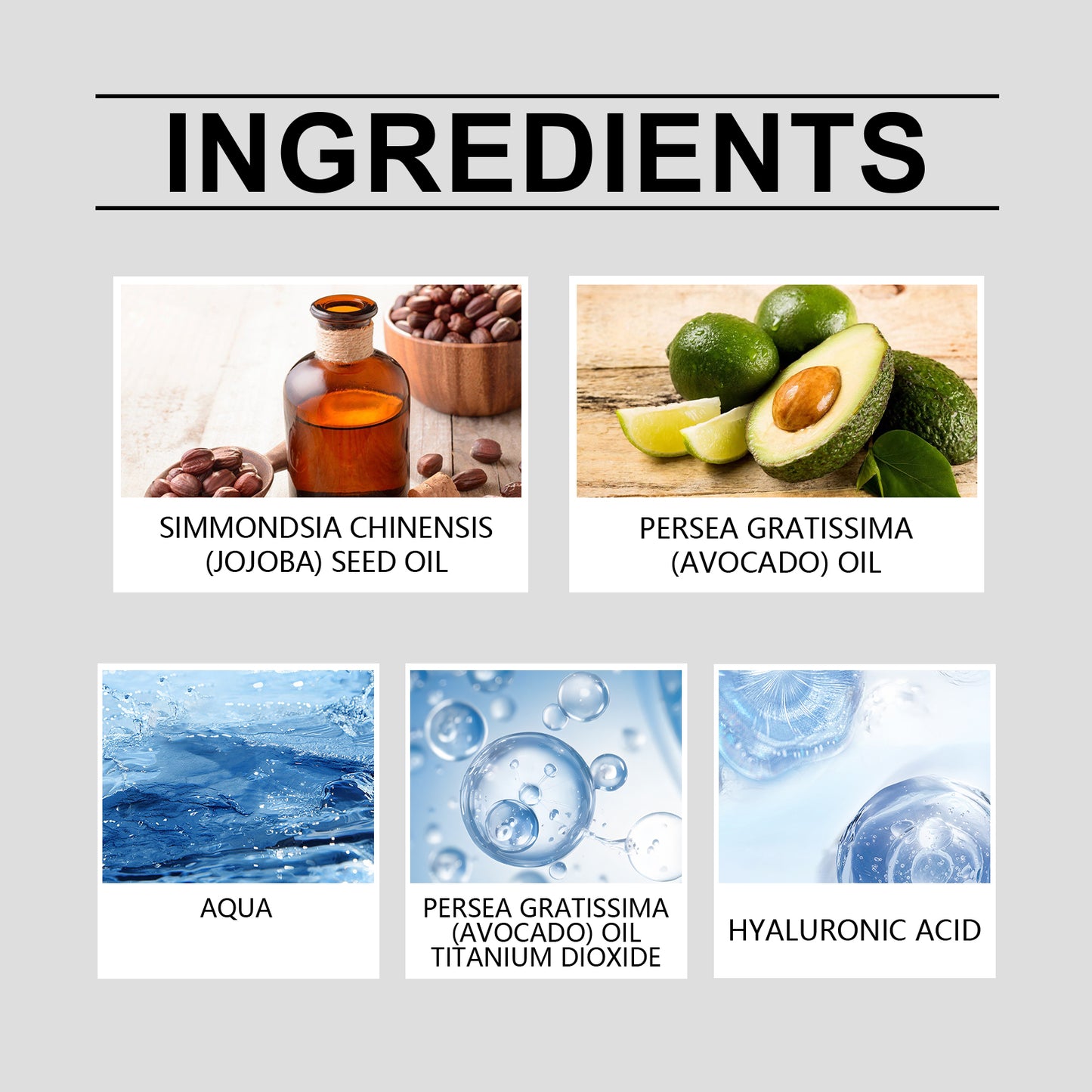 Moisturizing Sunscreen Protection Cream - Hyaluronic Acid Anti-Aging Formula