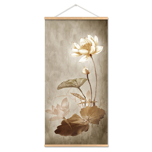 Modern Landscape Wall Art Mural Canvas for Home Decor – Frameless Fabric Painting