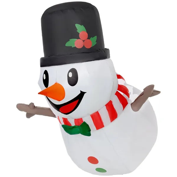 Inflatable Christmas Snowman with LED Lights - 41.3"