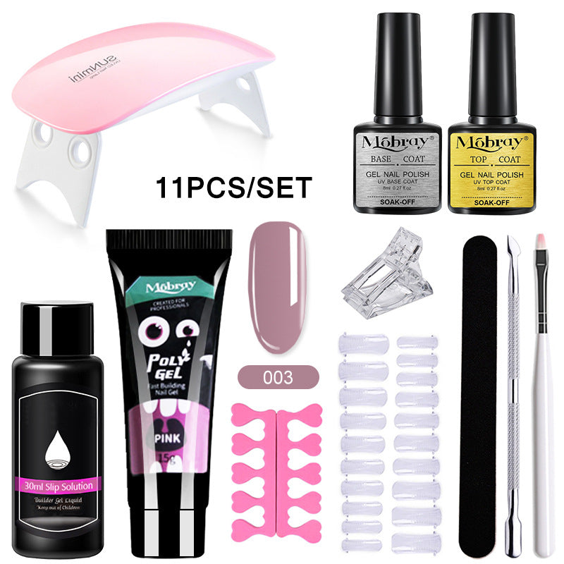 Crystal Extension Nail Glue Manicure Set - 15ML