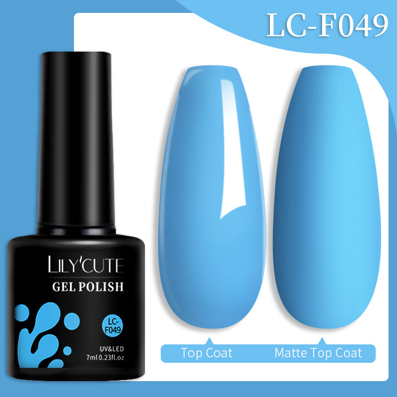 Colored Glitter Nail Glue Set for Nail Art - Waterproof & Non-Flushing