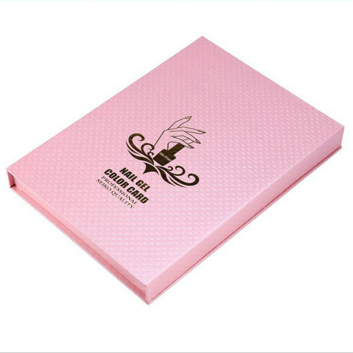 Nail Polish Color Card Book - 216 Colors