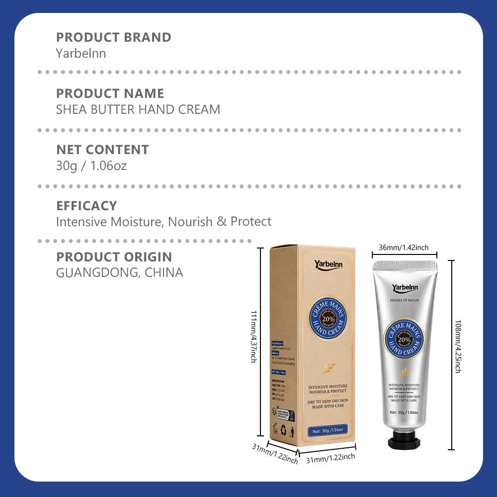 Moisturizing Hand Cream 30g for Daily Skin Care - Portable & Nourishing