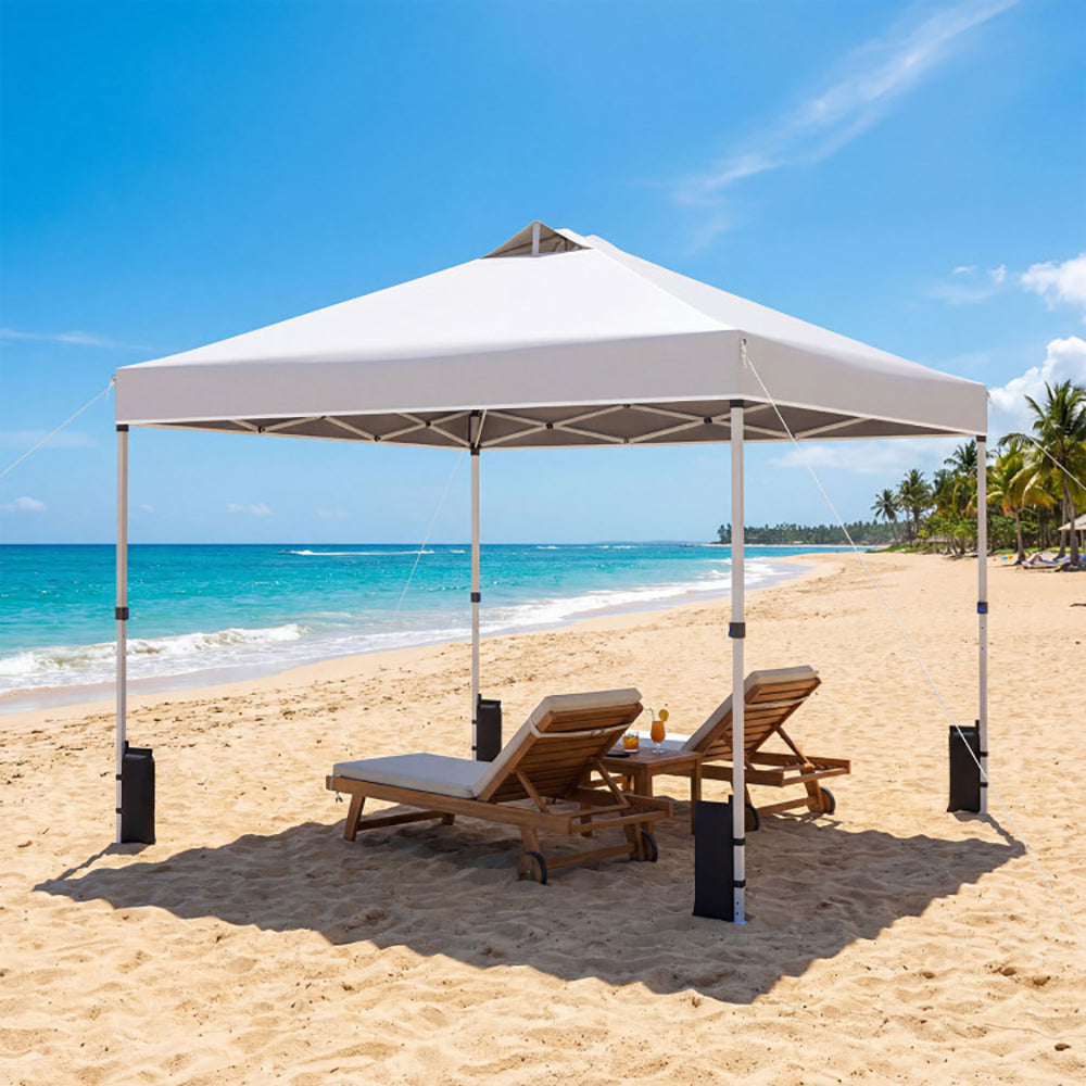 10x10 Pop Up Canopy Tent with Storage Bag - Multiple Colors