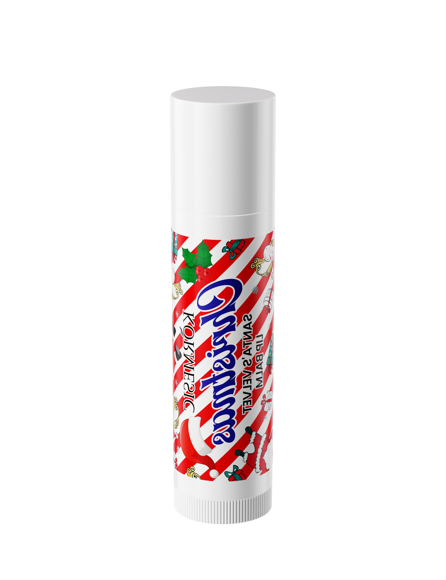 Santa Velvet Lip Balm Gift Set - 5g Holiday Lip Care