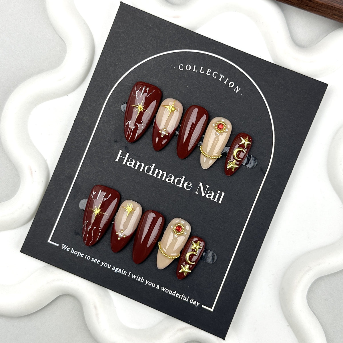 Fall and Winter Nail Art Stickers Set with Variety of Patterns and Sizes
