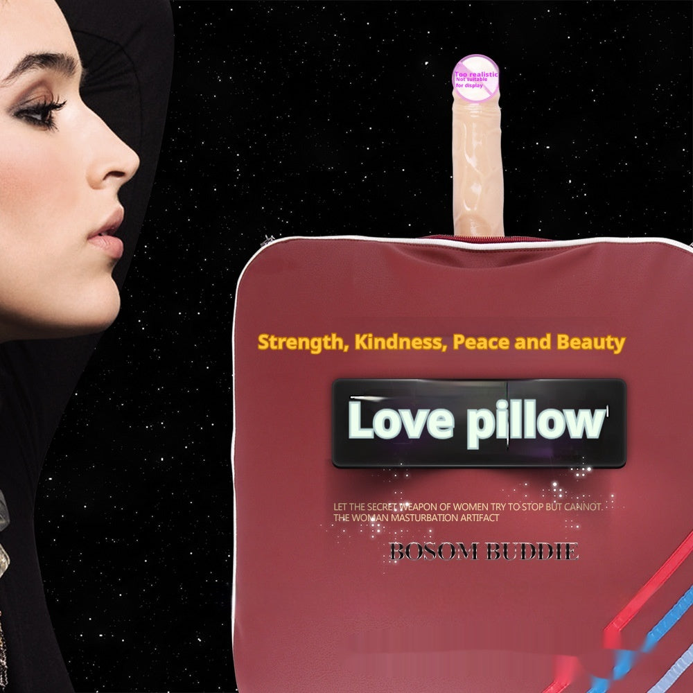 Rechargeable & Plug-In Retractable Pillow Toy with Remote Control