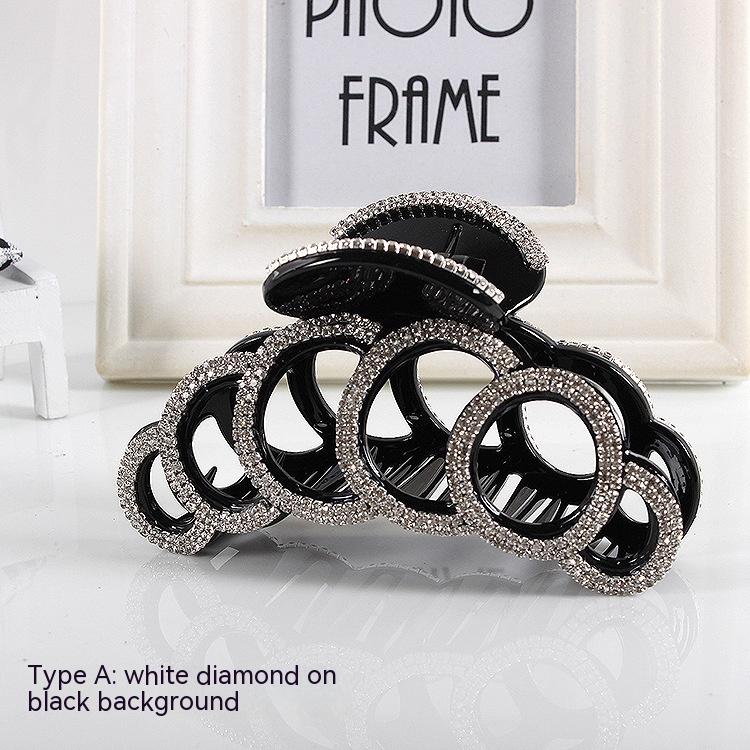 Rhinestone Hair Claw Clip - Handmade
