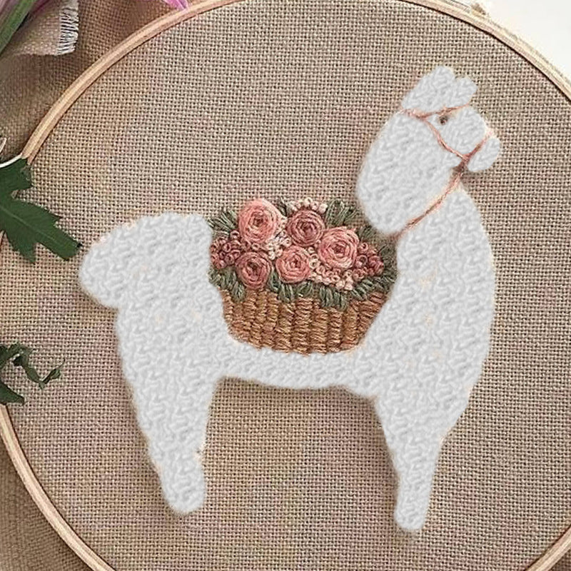 Cross-Stitch Embroidery Kit for Beginners - Crafting Materials Set