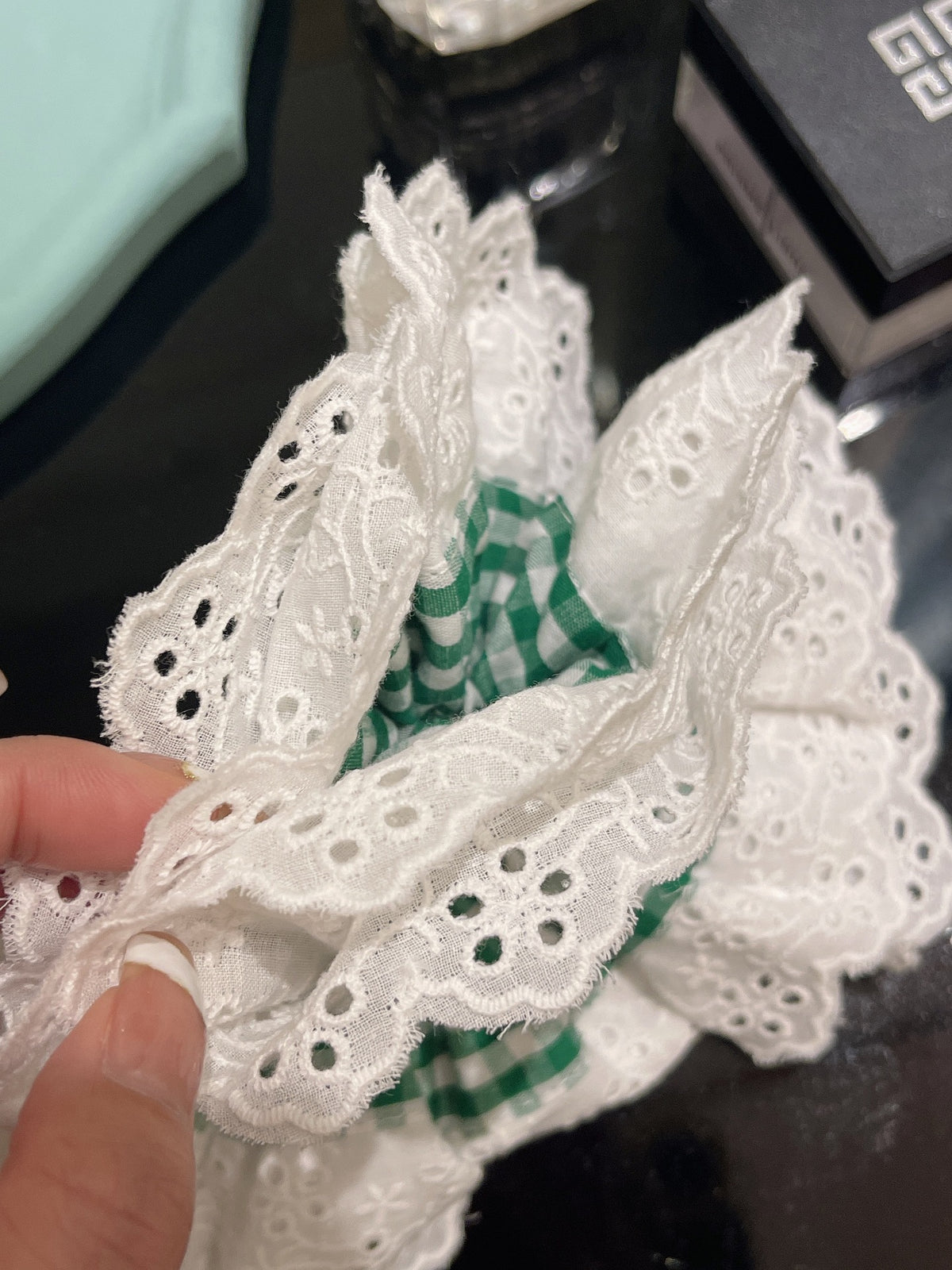 Trendy Lace Hair Ring Set - Handmade French Style Hair Accessories