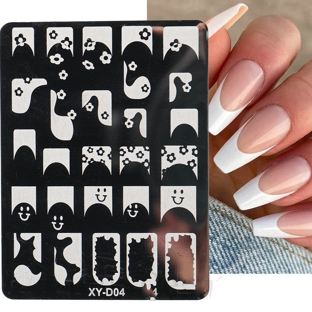 Nail Stamping Plate Set - Steel Manicure Printing