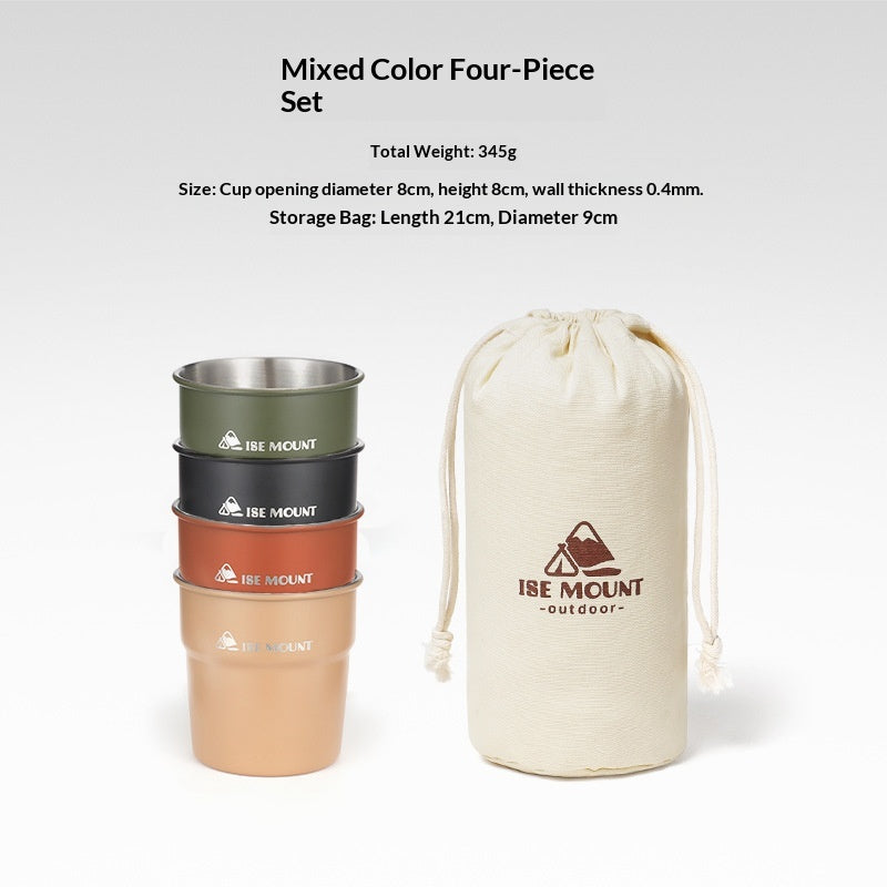 Outdoor Stainless Steel Swallow Cup for Camping 300ml