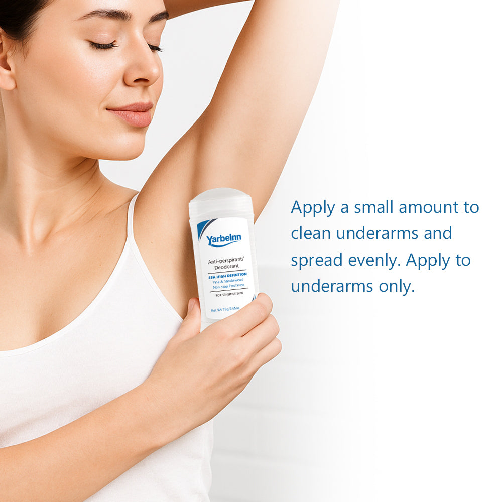 Solid Antiperspirant Stick - All-Day Dry Underarm Deodorant Balm