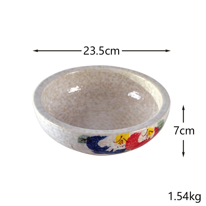 Large Porcelain Kitchen Bowl with Multiple Sizes - Household Home Storage