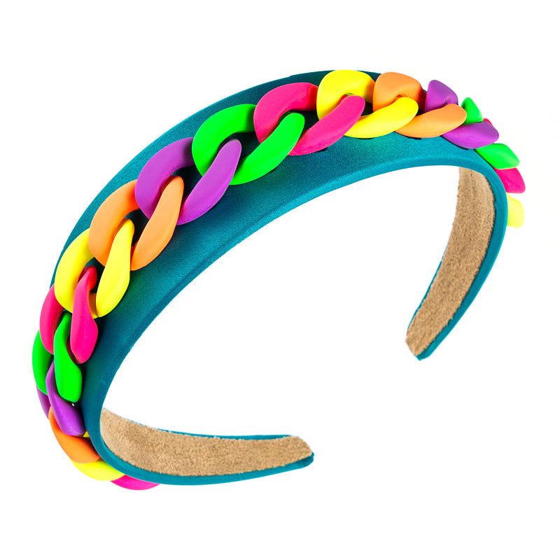 Women's Wide Brim Colorful Headband