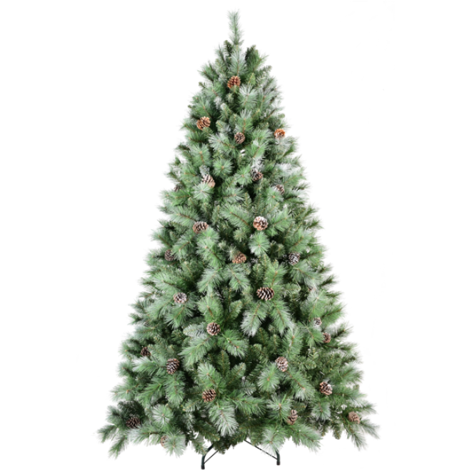 7ft Artificial Green Christmas Tree with 1348 PVC Branch Tips