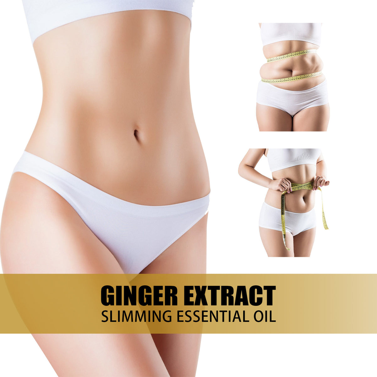 Ginger Body Shaping Essential Oil for Firming & Moisturizing - 10ml, 30ml, 6pcs Variants