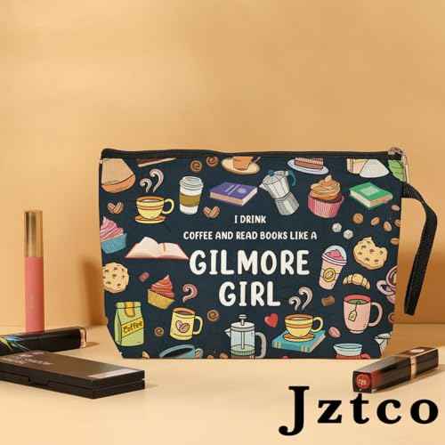 Cosmetic Bag for Women Her Coworker Aunt Sister Mom Lady Girls Daughter Portable Toiletry Bag Christmas Birthday Gifts Makeup Bag Bag Accessories Inspired Gifts Fans Gifts Coffee Lovers Gift Ideas